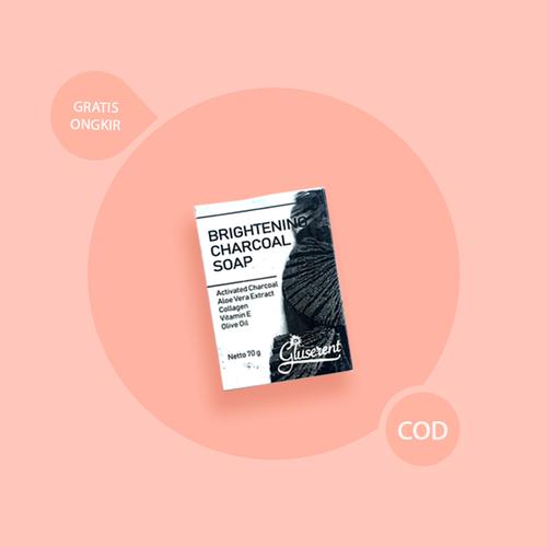 Foto Produk Gluserent Charcoal Soap (Single) dari DELASHA STORE