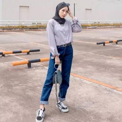 Jual Celana Boyfriend Jeans Wanita 