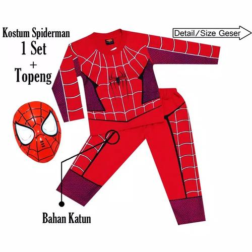 Foto Produk Kostum anak spiderman size 4-20(s)/2-10 th - 4 dari Sun-kids