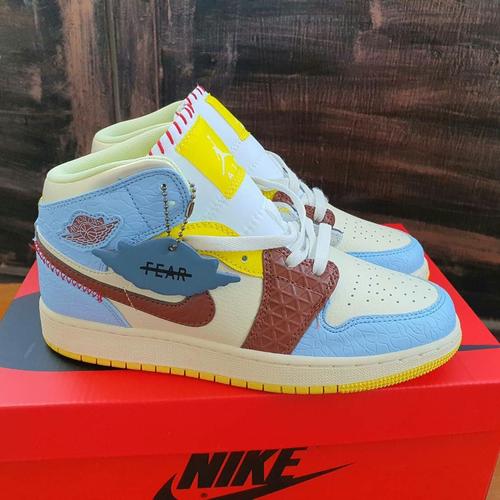 Air Jordan 1 Mid Fearless Maison Château Rouge – THE LIMITED CLUB