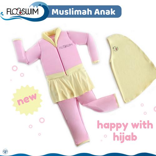 Foto Produk floswim hijab muslimah L size - pink dari PERNIK NANDA