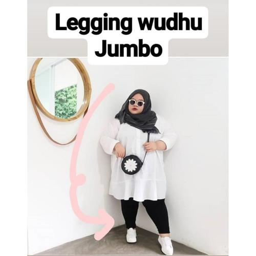 Gambar Legging wudhu jumbo by malaika boutique - WHITE dari Papa-Bubu Shop undefined Tokopedia