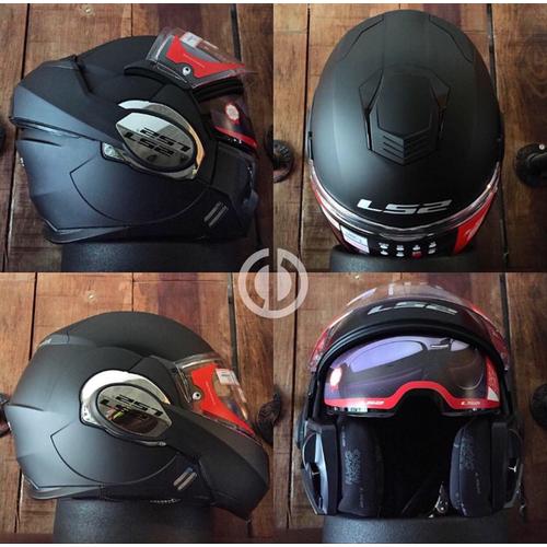 Jual LS2 FF399 VALIANT MATT BLACK 