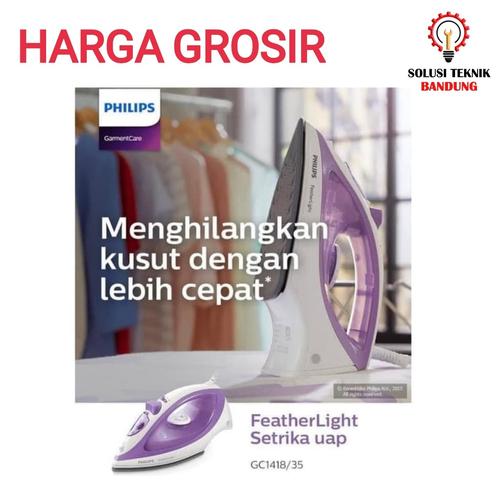 Gambar GROSIR SETRIKA UAP PHILIPS GC1418 GC 1418 STRIKA UAP GC-1418 dari SOLUSI ELEKTRONIK BANDUNG undefined Tokopedia