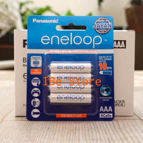Foto Produk Baterai Rechargeable Panasonic Eneloop AAA 4 pcs 800 MAH dari IBe Store