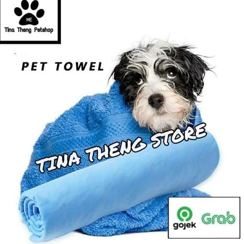 Gambar Handuk Anjing Kucing "KANEBO BOTOL BESAR " Pet Towel Handuk Grooming - Hijau dari Tina Theng Store Kota Depok Tokopedia