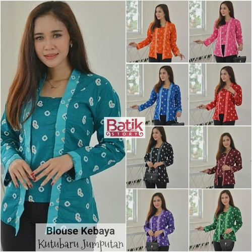 Foto Produk kebaya kutubaru jumputan warna dari batikstory