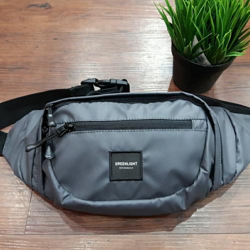 Foto Produk tas waistbag pria Greenlight abu ORIGINAL dari zoel_cloth