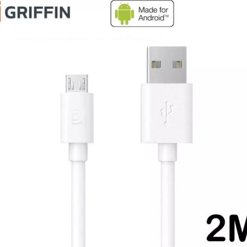 Foto Produk Kabel Data Charger Griffin 2M 2 Meter Bulat dari BENTENG STORE
