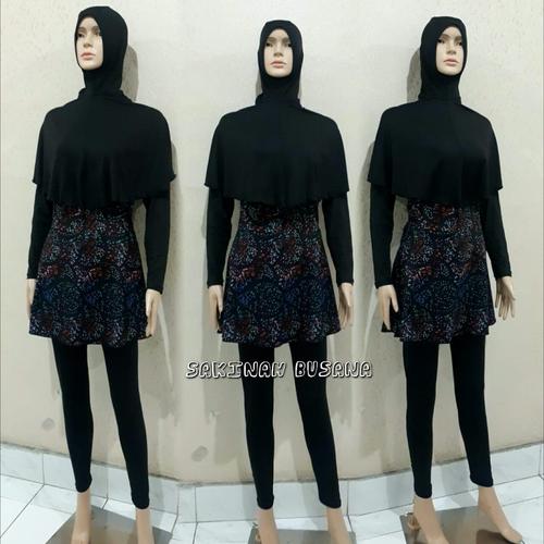 Foto Produk baju renang wanita muslimah dewasa kerudung panjang 001 dari sakinahbusana