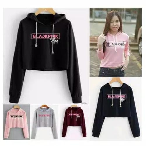 Foto Produk baju sweater hoodie blackpink Korea jepang black pink anak anak remaja dari BELL'S BOUTIQUE