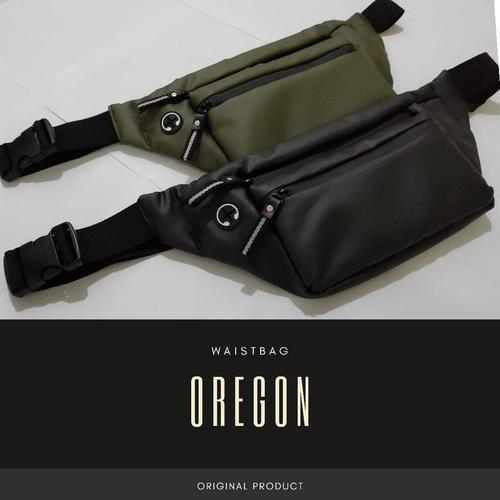 Foto Produk WAISTBAG OREGON WATERPROOF /TAS PINGGANG PRIA ANTI AIR SLINGBAG RETRO dari Bandung Etnik
