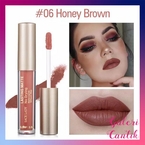 Foto Produk Sace lady lipcream Honey Brown waterproof dari Galeri Cantik Official