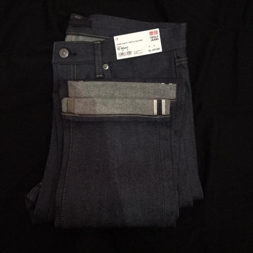 Foto Produk Uniqlo jeans slim fit stretch selvedge dari blackboxInc