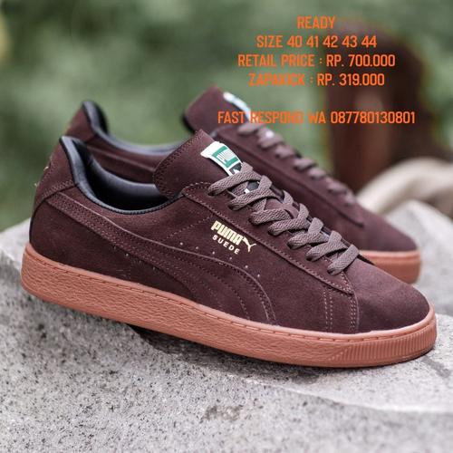 puma trainers brown