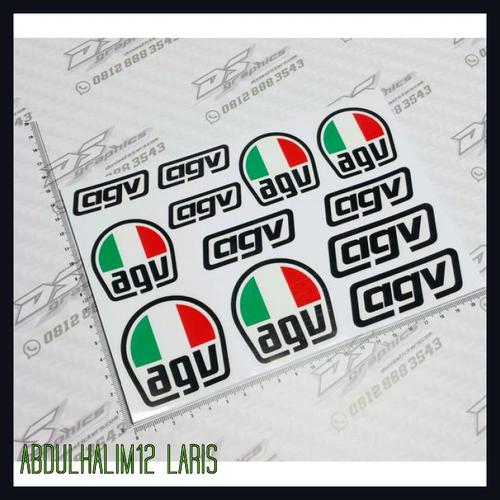 Jual Promo Stiker Helm Agv Stiker Agv - Jakarta Timur - ABDULHALIM12 LARIS  | Tokopedia