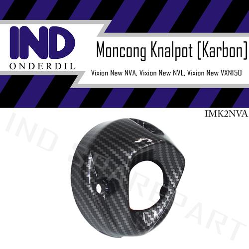 Foto Produk Tutup-Cover Ujung-Moncong Knalpot Karbon-Carbon Vixion New NVA-NVL-VXN dari IND Onderdil