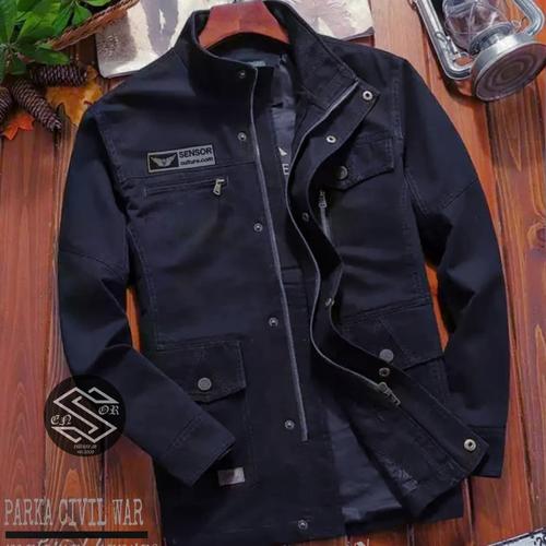 Foto Produk Jaket parka pria / Jaket parka civil war style premium - Biru dari playjeans