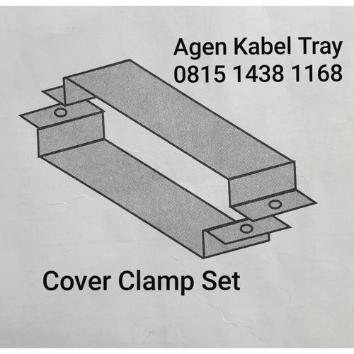 Jual COVER CLAMP SET FOR TRAY 100X50MM HOTDIP GALVANIS CW/2PCS BOLT+NUT