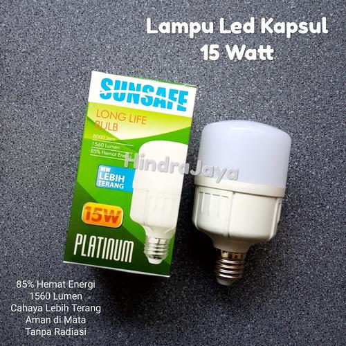 Foto Produk Lampu Led Kapsul / Led Jumbo 15 Watt Sunsafe Platinum dari Hindrajaya