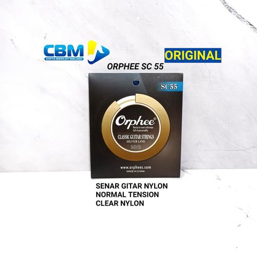 Foto Produk SENAR GITAR NYLON ORPHEE SC 55 NORMAL TENSION CLEAR SENAR ORPHEE dari CBM Music & Sound Store