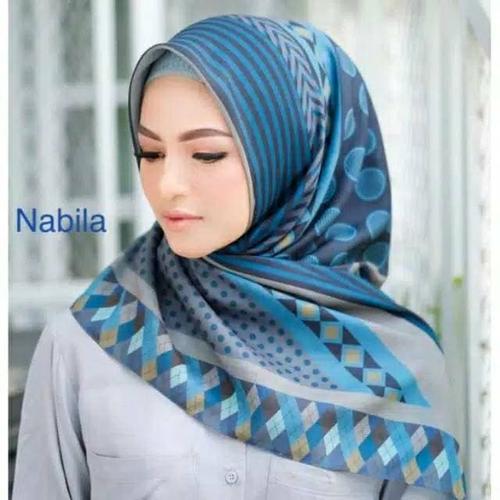 Foto Produk Hijab Segi Empat Hijab Deenay Kw Kerudung Deenay Kw Nabila Blue dari aokyhijab