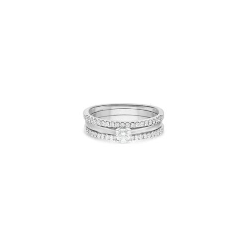 Foto Produk Cincin Tunangan Solitaire 0.20 ct & Double Ring IMLR867825/ 867818 dari Swan Jewellery Online