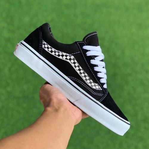 vans old skool sidestripe v black