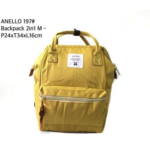 yellow anello backpack