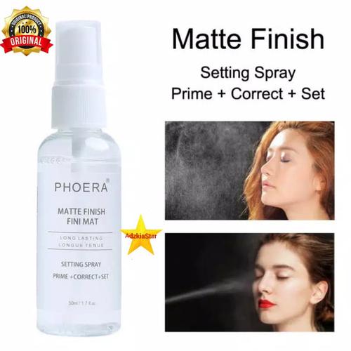Foto Produk makeup setting spray - spray matte finish tahan lama - prime + correct dari AdzkiaStar