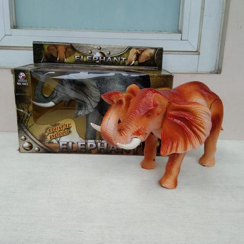 Foto Produk Mainan Robot Gajah Animal World Elephant Berjalan & Bersuara - Kuning dari StoryOfToys