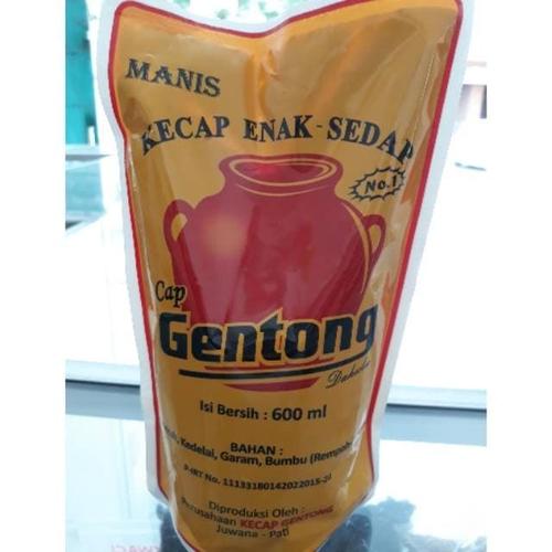 Jual Kecap Enak Sedap Cap Gentong Label " Manis" Khas Kota Juwana 600