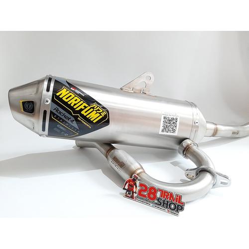 NORIFUMI マフラー CRF150L用 ROCKET4SS バッフル付き