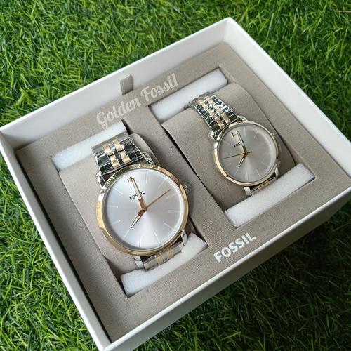 Jual Fossil Couple Watch BQ2467 SET 
