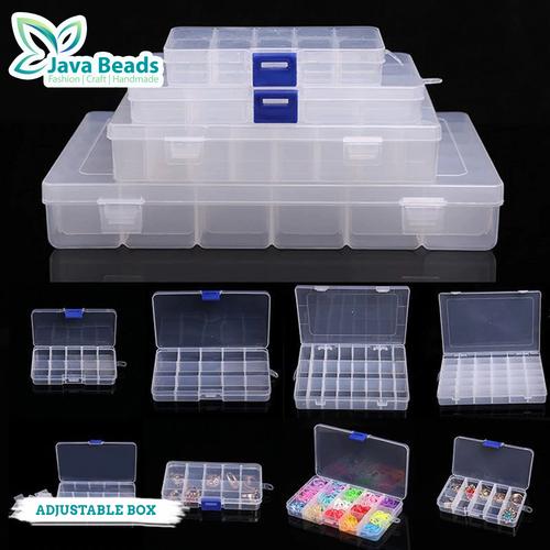 Jual Kotak Penyimpanan Manik Manik / Box Bahan Craft - 10 SEKAT - Kota ...