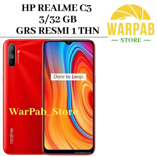 Jual Hp Realme C3 3 32 Gb Realmi C 3 Ram 3gb Rom 32gb Rilmi Garansi Resmi Merah Jakarta Pusat Warpab Store Tokopedia