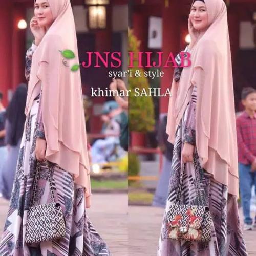 Foto Produk KHIMAR PREMIUM - Jilbab Syari Ceruti Babydoll Import SAHLA ORI JNS dari DIGDAYA Grosir Hijab