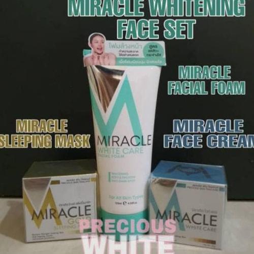 Jual Terlaris ! Paket 3 In 1 Miracle Whitening Face Set Pemutih Wajah / -  Jakarta Pusat - ARYADI COSMETIK | Tokopedia