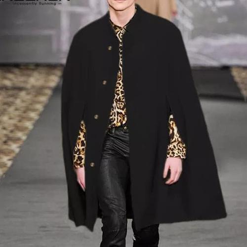caped coat
