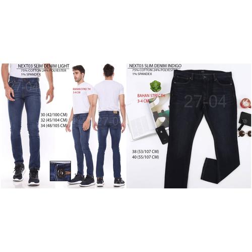 Celana Jeans Next Slim Denim Men NEXT03 