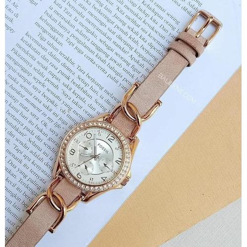 Jual Fossil es4346 leather watch - Kab 