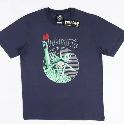 Jual Thrasher Liberty Goat Navy Tee 