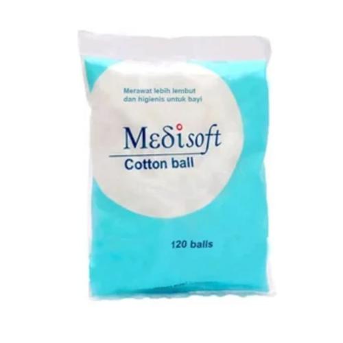 Foto Produk Medisoft Cotton Ball - Kapas Bulat isi 120 balls dari Baby Olivia
