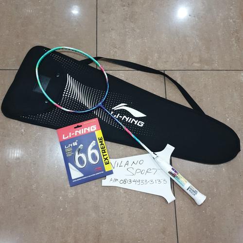 Foto Produk Raket Badminton Lining Aeronaut 7000 I Instinct Cyan/Purple dari vilano sport