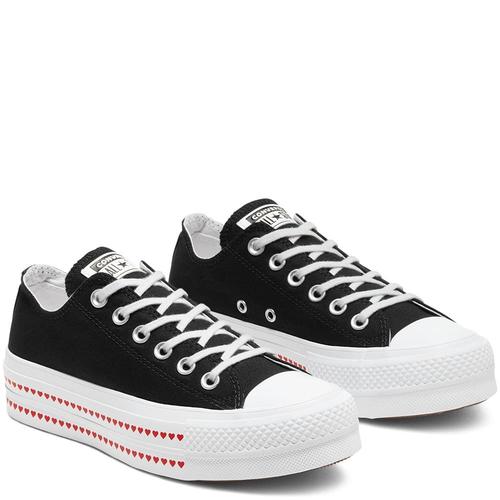 love heart platform converse