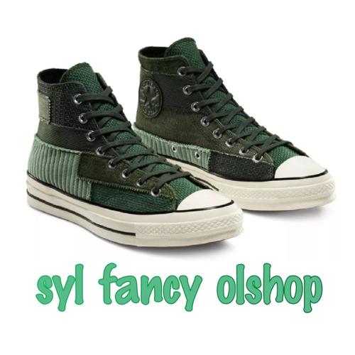 Jual Sepatu Converse 70s Black Forest Egret Mono Patchwork 167138C Army -  Jakarta Utara - syl fancy olshop | Tokopedia
