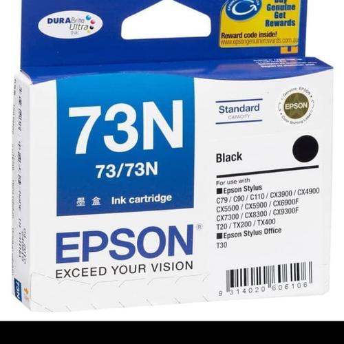Jual TINTA EPSON 73N BLACK ORIGINAL - Jakarta Selatan - BULAN PRINT |  Tokopedia