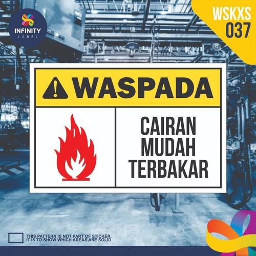 Jual stiker rambu keselamatan label k3 safety sign sticker imo WSKXS ...
