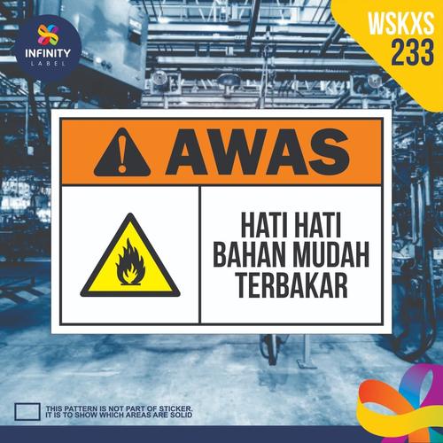 Jual stiker rambu keselamatan label k3 safety sign sticker imo WSKXS ...