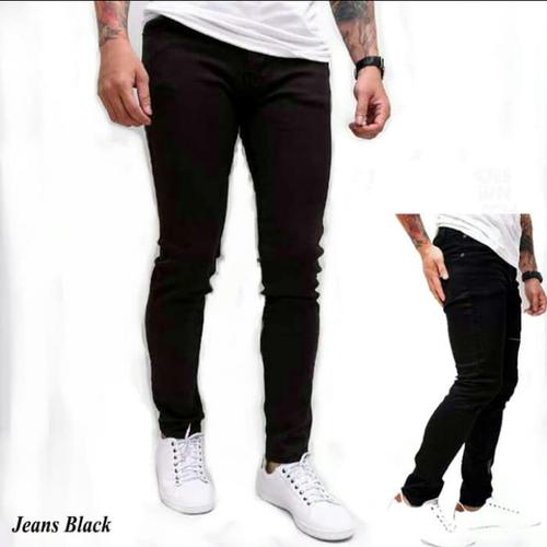 Foto Produk Celana Jeans Pria Big Size Premium Quality harga termurah - Hitam dari grosir celana pria